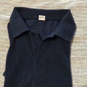 Navy blue polo shirt